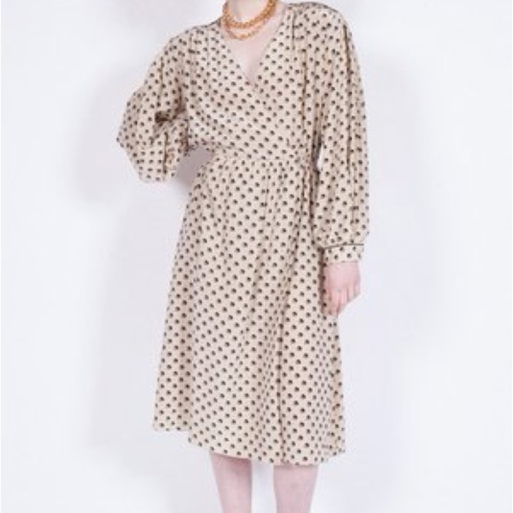 PIERRE CARDIN VINTAGE DRESS 100% Silk - Picture 6 of 6